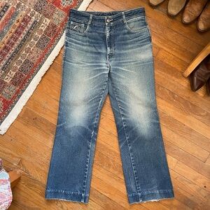 80s Vintage Jordache Faded Distressed Medium Wash Denim Jeans 31” Waist